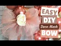 How to Make A Deco Mesh Bow How to Tie a Deco Mesh Bow