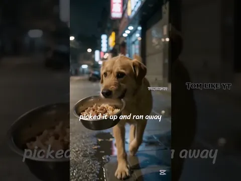 He Took the Food and Ran Away… Then the Owner Followed Him #Shorts