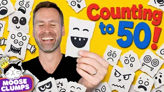 🔢 Counting to 50 Song for Kids | Can We Count All the Way to 50?! | Mooseclumps