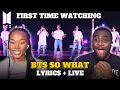 K-POP NEWBIES FIRST TIME WATCHING BTS (방탄소년단) SO WHAT | LYRICS + LIVE