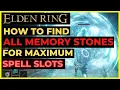 ELDEN RING - How to Unlock ALL MEMORY STONES for MAX Spell Slots With Tower Puzzles explained