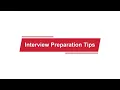 Interview Preparation Tips