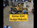 Cub Cadet 102 Kohler K Series Engine Removal Rebuild Part 1