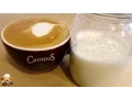 HOW TO FROTH MILK IN YOUR MICROWAVE
