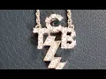 My NEW Lowell Hays 925 Elvis TCB CZ necklace