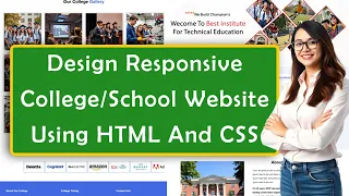 How To Create A Responsive College Website Using HTML And CSS In 2025