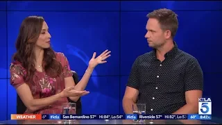 Patrick J Adams Troian Bellisario on their First Feature Film Together Clara