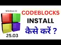 How to Install CodeBlocks IDE Set up for C C Programming