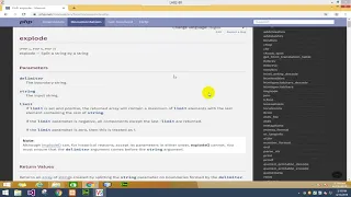 php explode and end using