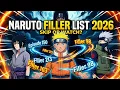 Naruto Filler Episodes 2026 Complete Guide