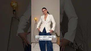 Compras PRIMAVERA SHEIN: LINHO, 100% ALGODÃO, JEANS, BLAZER…