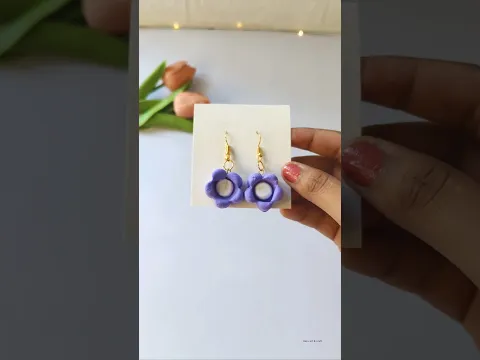 DIY Clay Earrings craft Idea 😱#shorts #trending #viralvideo #kidsvideo #ytshorts