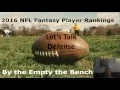 2016 Week 3 Defense Rankings Empty the Bench Fantasy Football Team