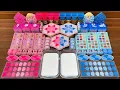 Download Lagu Slime Mixing Battle! PINK vs BLUE with Cute Toys \u0026 Glitter #1031