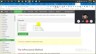 JavaScript Session 6 Number Methods Array
