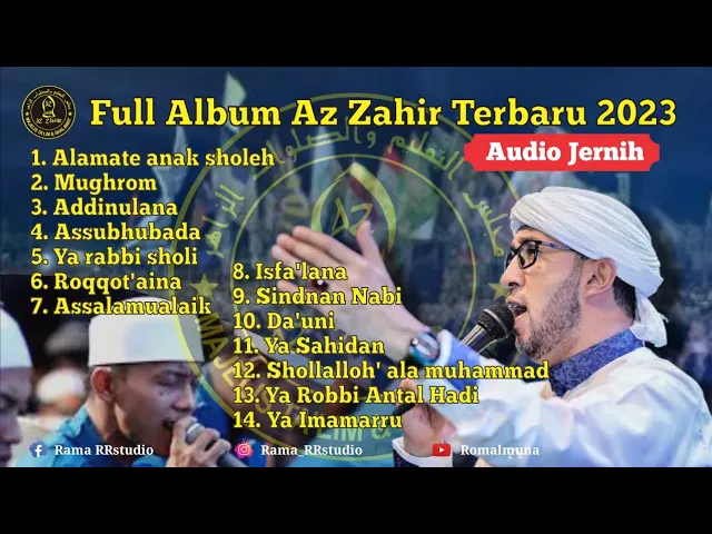 Download MP3 Az Zahir full album terbaru 2023 Alamate Anak sholeh #azzahirterbaru2023