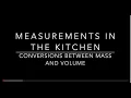 Kitchen Conversions