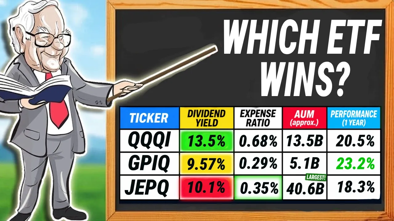 QQQI vs JEPQ vs GPIQ | Which Nasdaq Income ETF is Best Tested For You! |