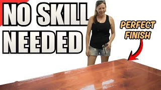 Wood Finishing Tips + Goof-Proof Polyurethane
