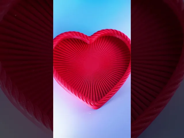 Ribbed Heart Tray – Textured Romantic Bowl video thumbnail