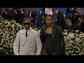 Pharrell Williams Helen Lasichanh arrive at the Met Gala