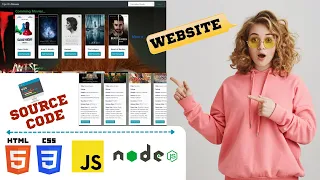 How To Make A Website Using HTML CSS JavaScript Node Js with Source Code Node Js Project Code