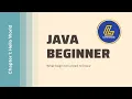 Java Beginner s Tutorial Hello World