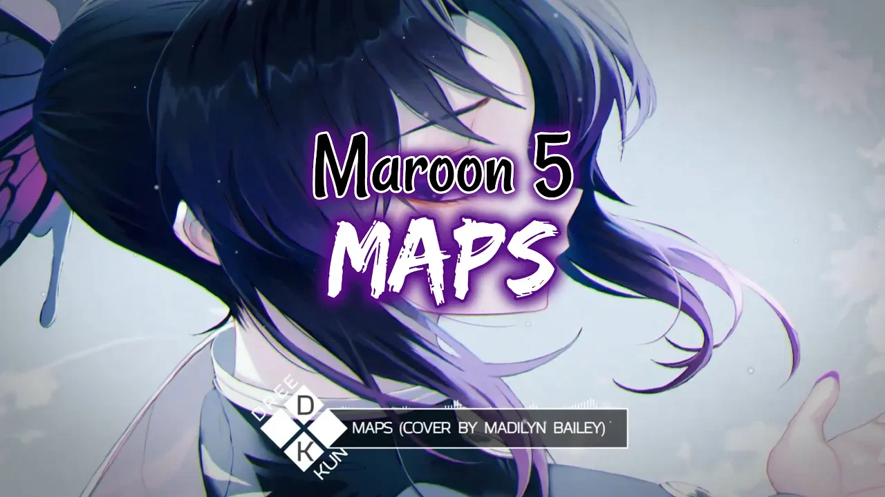 Nightcore → Maps - (Lyrics)