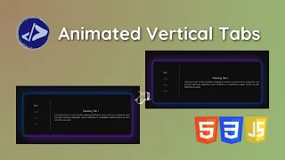 Animated Vertical Tabs Customized Dev Animated Vertical Tabs using HTML CSS JavaScript