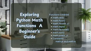 Exploring Python Math Functions A Beginner s Guide