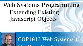 Web Programming - Object Refactoring in Javascript