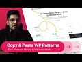 WordPress Patterns Library by Ultimate Blocks Copy Paste Patterns