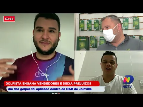 Golpista engana vendedores e deixa prejuízos: Um dos golpes foi aplicado dentro da OAB de Joinville