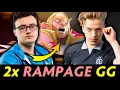 Miracle INVOKER vs Topson MID DOUBLE RAMPAGE GG
