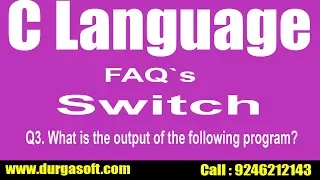 C Language faqs Switch case Q23 What is the output of the following program by Santoshi