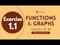 Exercise 1 1 Questions 33-38 Functions Graphs Precalculus Before Calculus Full Solution