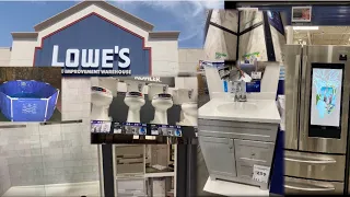 LOWES VANITIES SINK BATHROOM FURNITURE SHOP WITH ME