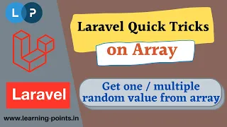 Arr random - returns a random value from an array Array functions Laravel Tutorial