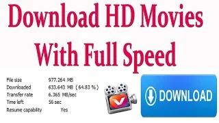 how to download hd movies with high speed up to 7mbps