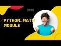 Python Math Module Mathematical Functions in Python Lecture-37 Python tutorial in Hindi