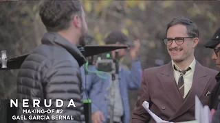 NERUDA - Making-of #2 - Gael Garcia Bernal à propos d'Oscar Peluchonneau