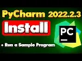 How to install PyCharm 2022 2 3 on Windows