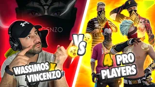 VINCENZO AND WASSIMOS VS 4 PRO PLAYERS