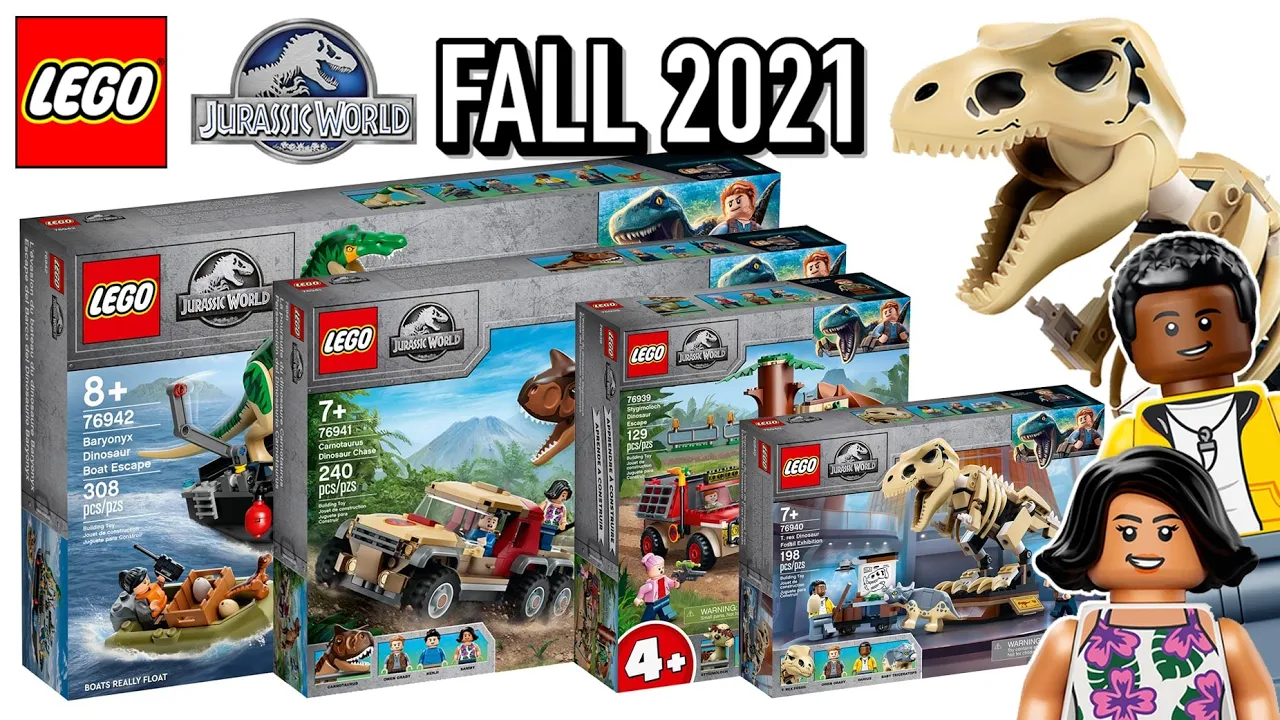 COMPILATION ALL LEGO Jurassic World 2015 - Speed Build for Collectors