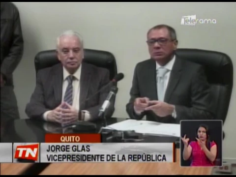 Jorge Glas pide investigación de denuncias de supuesta corrupción