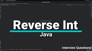 Reverse Int in Java