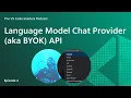 Language Model Chat Provider aka BYOK API with Logan Ramos