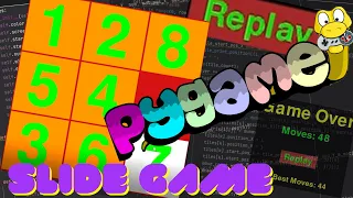Slide Game Implementation using Pygame module of Python