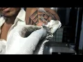 Spider web elbow tattoo