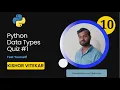 Python Data Types Quiz Python Tutorial MCQ